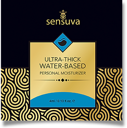 personal lubricant in black & gold foil package