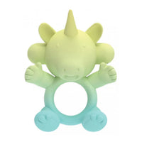 blue and yellow ombre unicorn shaped vibrating cock ring 