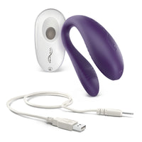 curved u shaped vibrator with remote and charger