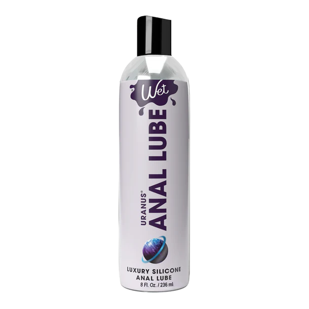 silicone anal lubricant in clear bottle 4oz