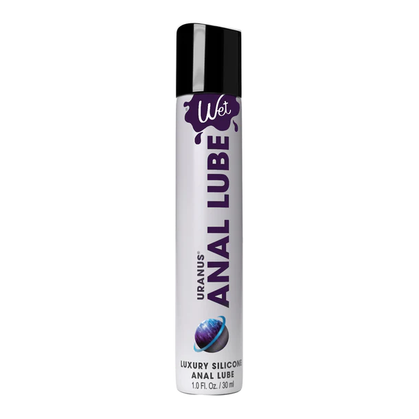 silicone anal lubricant in clear bottle 1oz