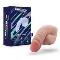URSELF by blush 'Affirm' product packaging with a realistic-looking penis model on a white background