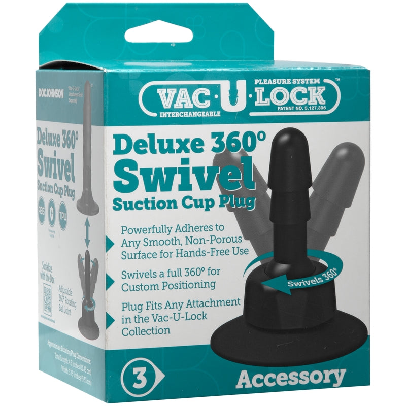 vac u lock deluxe 360 swivel suction cup plug by doc johnson source adult toys