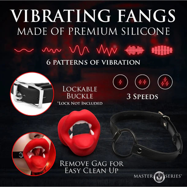 Vampire Vibrating Mouth Gag by XR | Source Adult Toys Vampire Vibrating Mouth Gag by XR | Source Adult Toys