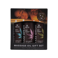 3 pack massage oils in a box