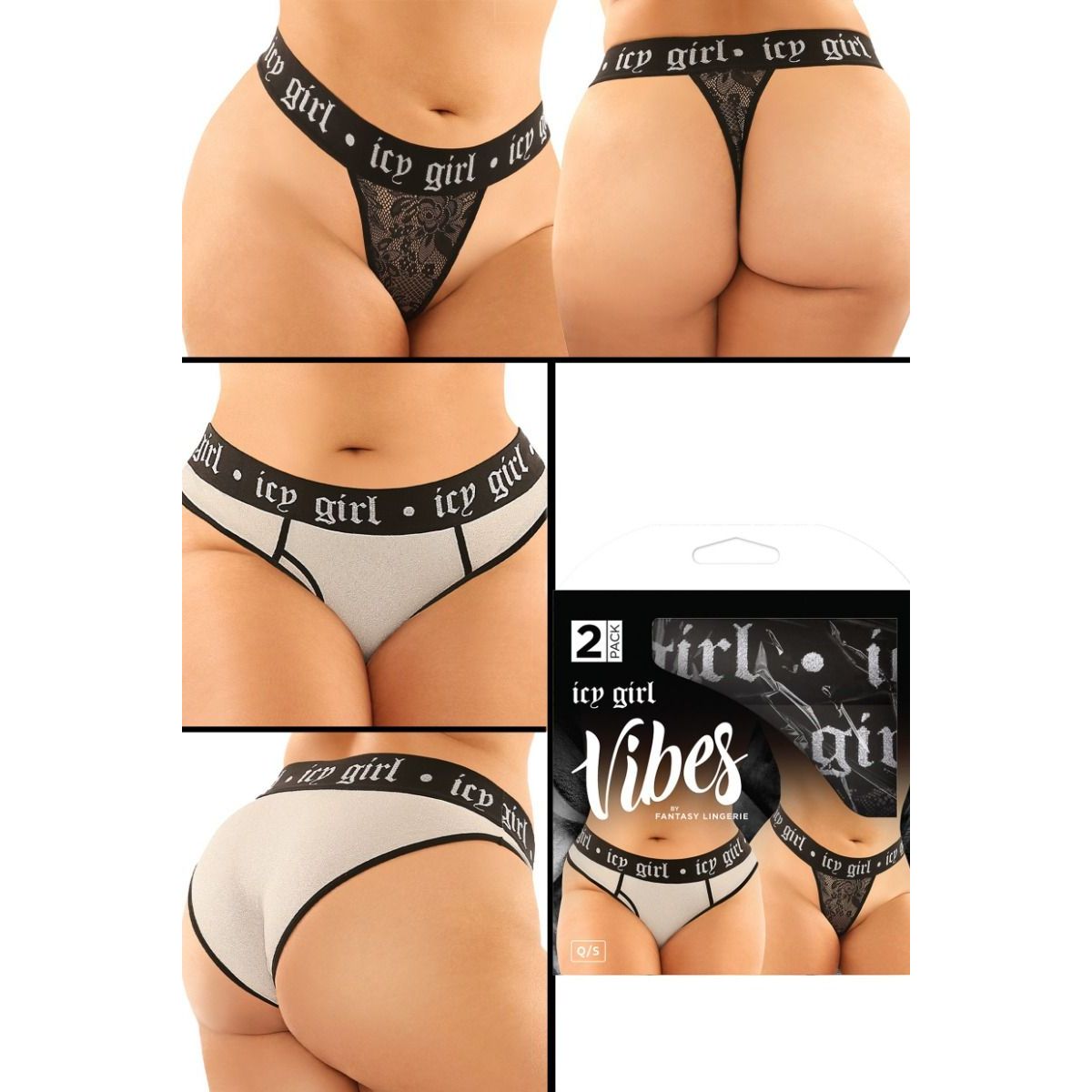 3pk icy girl panty set