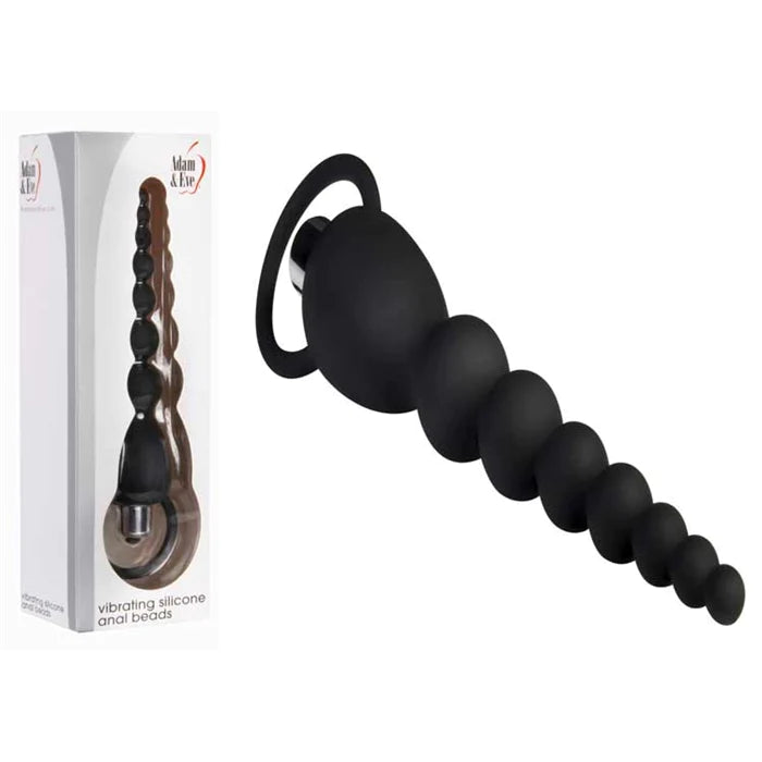 vibrating silicone anal beads by adam and eve source adult toys