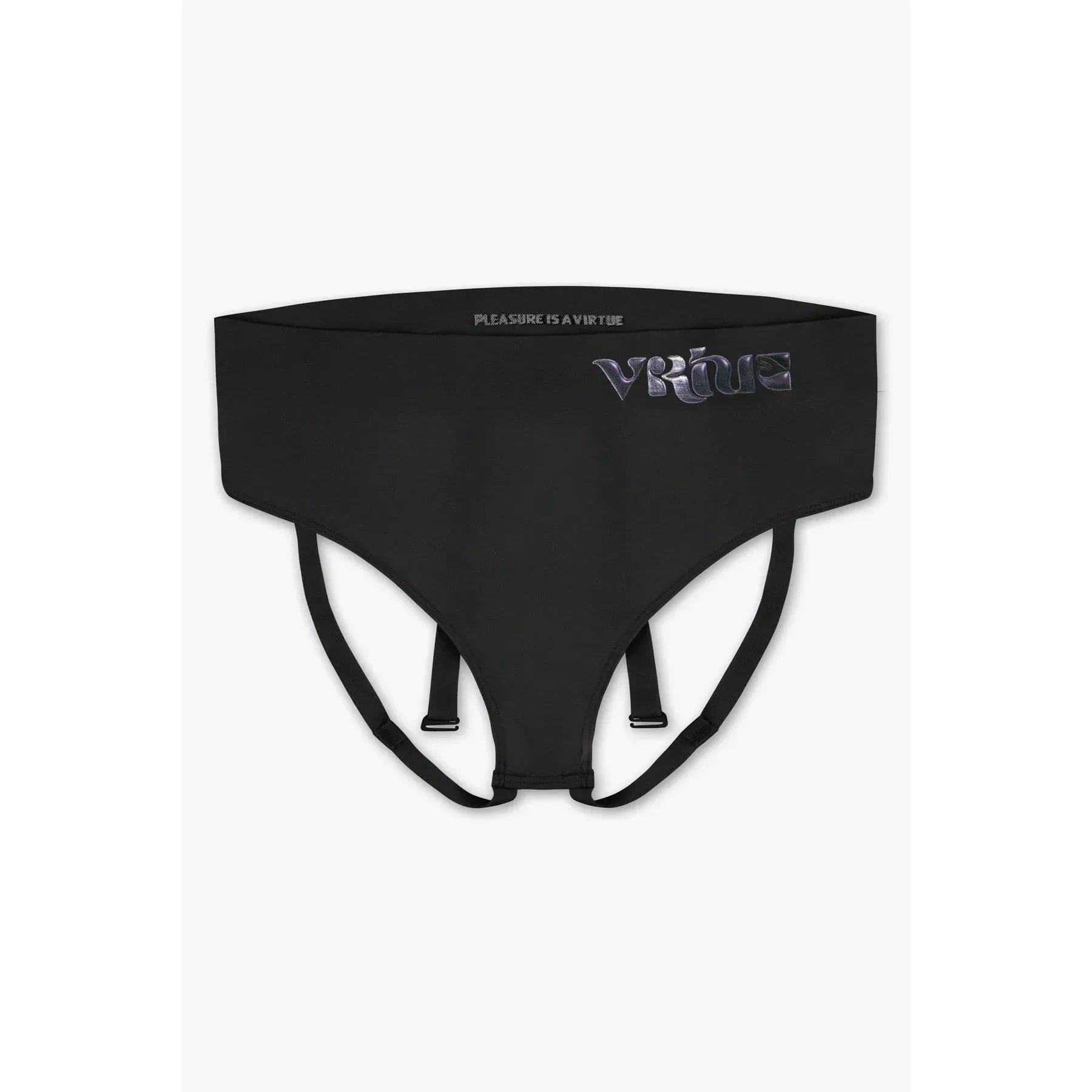 virtue black womens jockvstrap