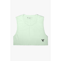 mini crop top in mint green