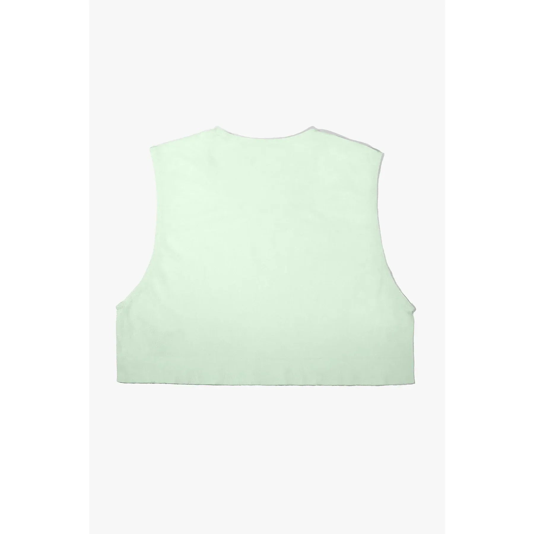 mini crop top in mint green