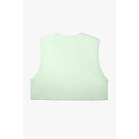 mini crop top in mint green