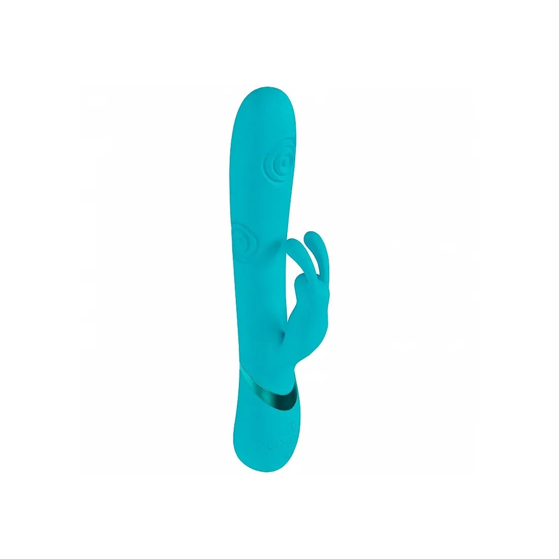 blue vibrator on white background