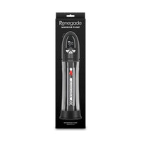 black and clear digital warrior penis pump 