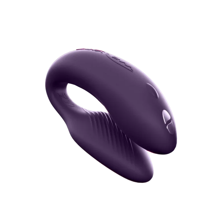 couples c shaped vibrator in purple