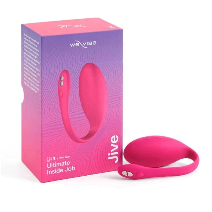 pink u shaped egg vibrator with box
