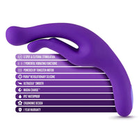 purple vibrator with function chart