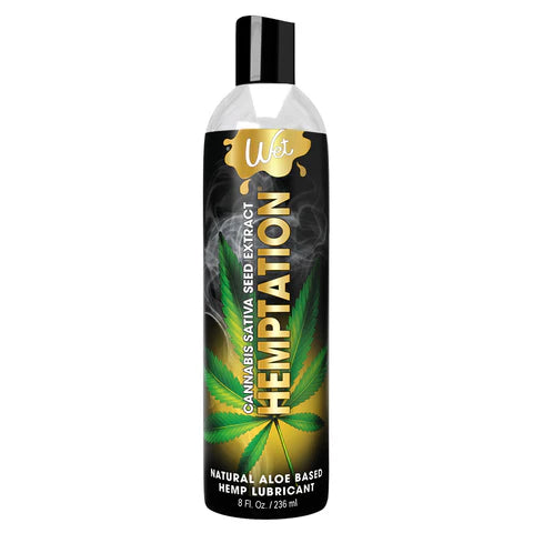 Wet Hemptation Natural Aloe Based Hemp Lubrication by Wet International