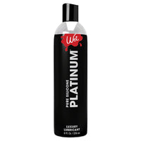 black bottle of wet platinum pure silicone lubricant  8oz