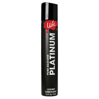 black bottle of wet platinum pure silicone lubricant 1.0oz