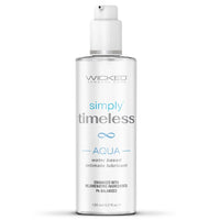 wicked simply timeless aqua water based lubricant bottle