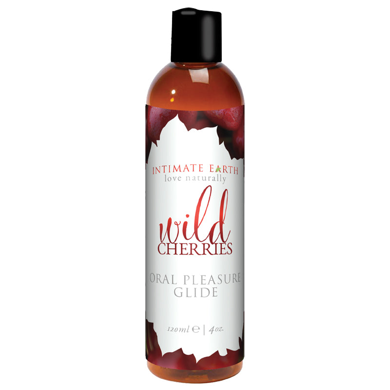 wild cherry flavored lubricant in 4oz bottle