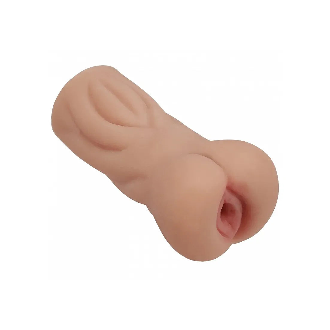 tan vagina masturbator on white background
