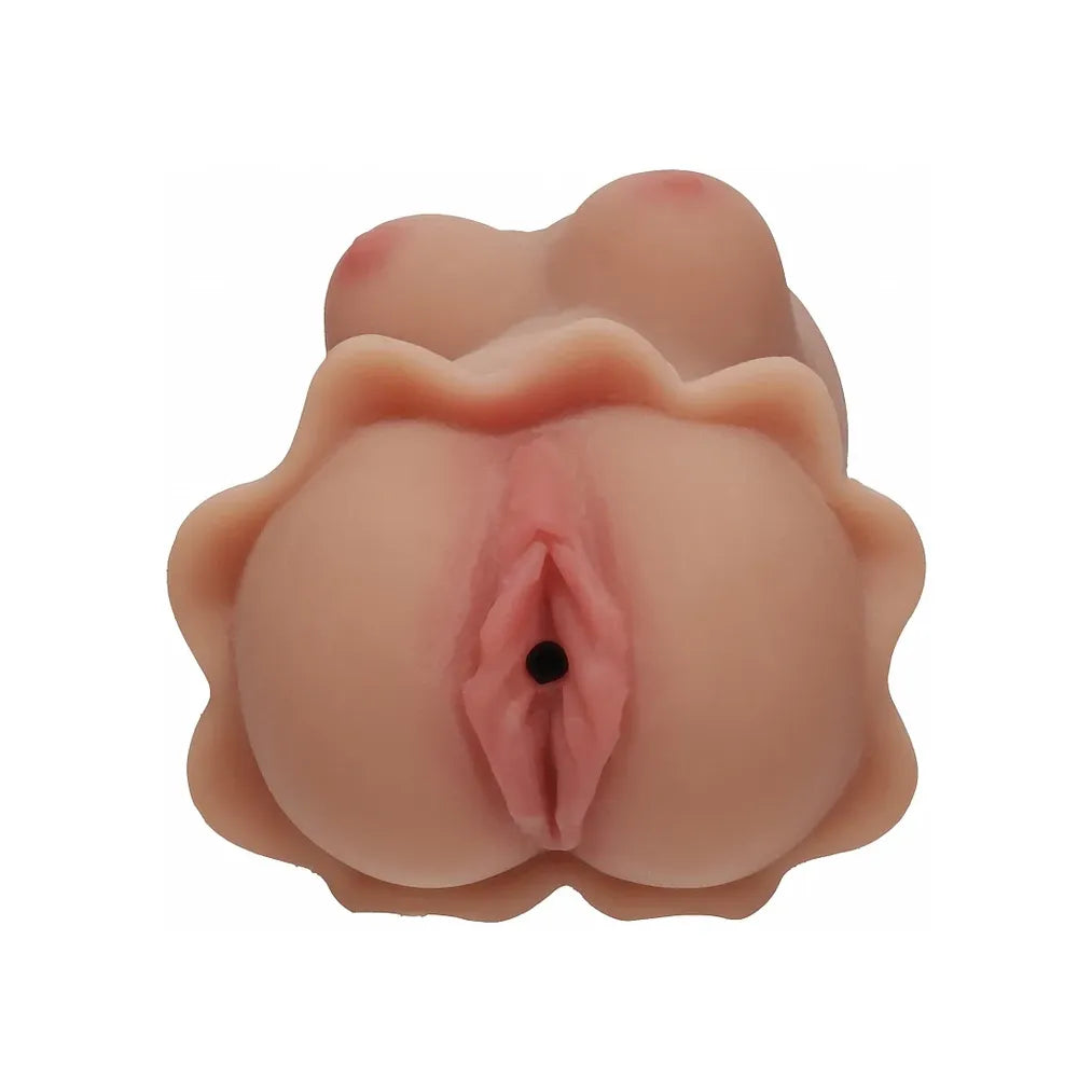 XKIN Secret Affairs Amara realistic non-sticky TPE masturbator with detailed vulva design and textured entrance.
