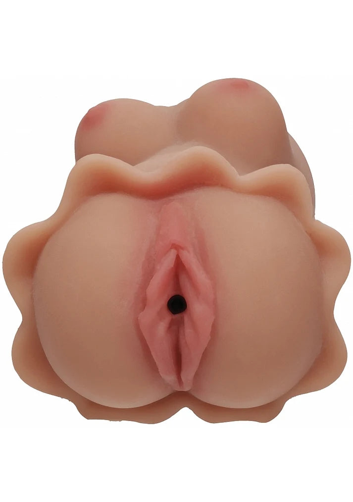 XKIN Secret Affairs Amara realistic non-sticky TPE masturbator with detailed vulva design and textured entrance.
