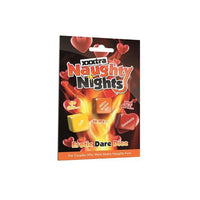 xxxtra naughty nights dice example photo in packaging.
