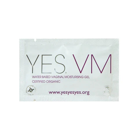 yes vaginal moisturizing water based organic gel sampler pack