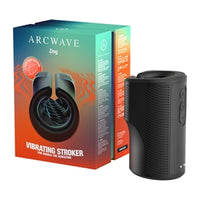 Arcwave vibrating stroker with packaging on a white background