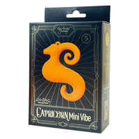 orange sea goat vibrator capricorn zodiac on box packaging