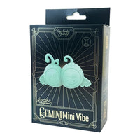 duo balls connected with happy faces and hands, zodiac sign gemini, on box packaging