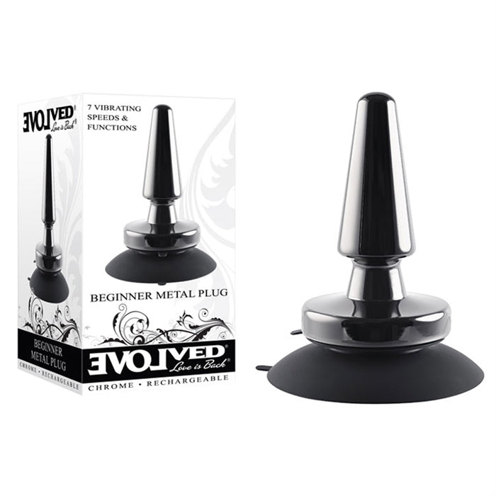 Beginner Metal Vibrating Anal Plug by Evolved | Source Adult Toys Beginner Metal Vibrating Anal Plug by Evolved | Source Adult Toys