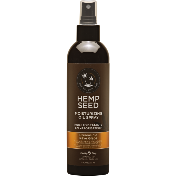 Hemp Seed Spray Massage Oil Dreamsicle by Earthly Body