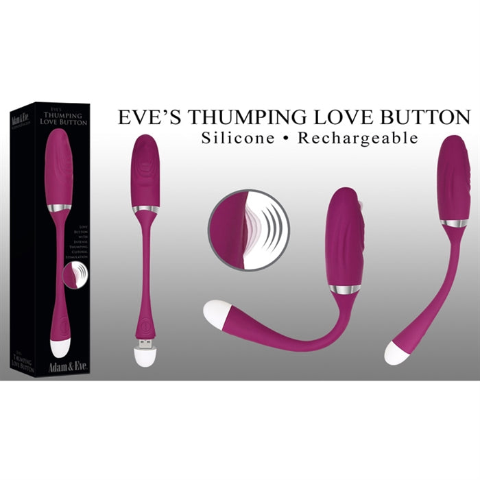 Eve's Thumping Love Button Vibrating Bullet by Adam & Eve's