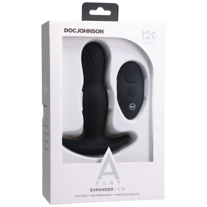 A-Play Vibrating Anal Expander Silicone Anal Plug by Doc Johnson