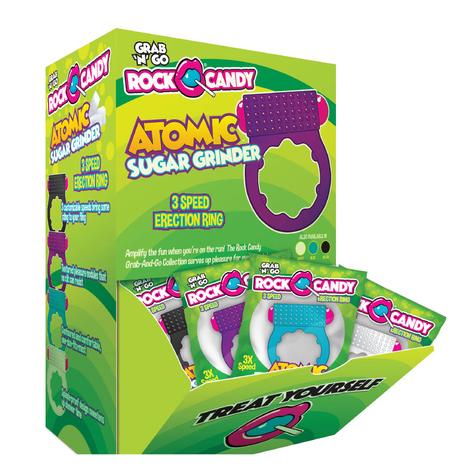 Rock Candy Atomic Sugar Grinder Vibrating Cock Ring by Hustler