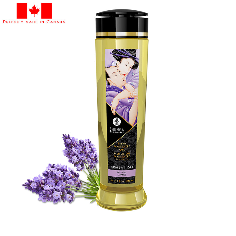 Erotic Massage Oil Lavender by Shunga