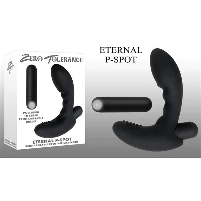 Eternal P-Spot Rechargeable Prostate Anal Massager 4.75" by Zero Tolerance