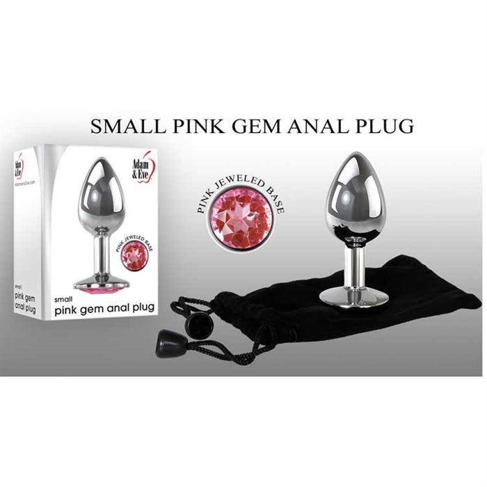 Small Pink Gem Anal Plug by Adam & Eve