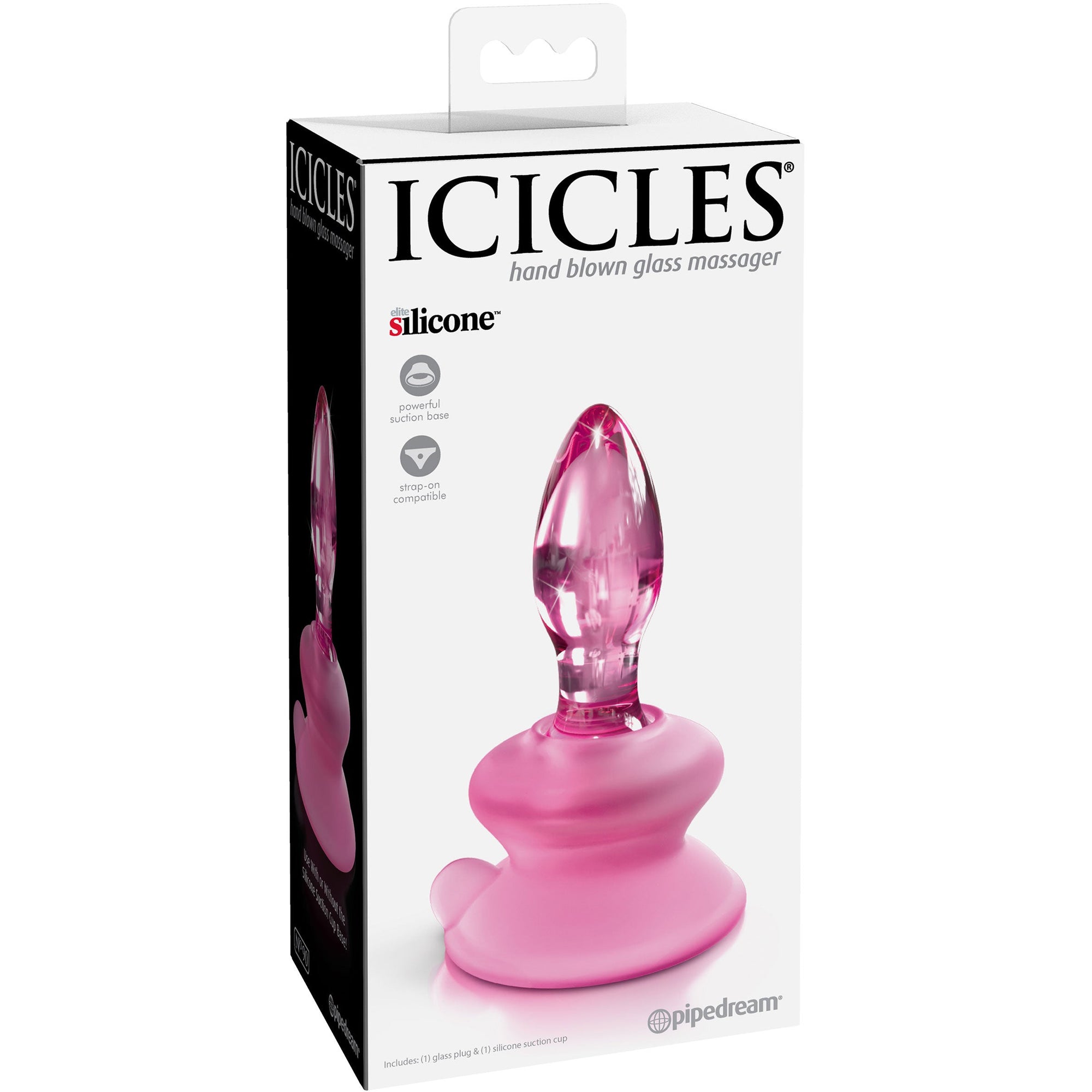 Icicles No 90 Glass Anal Plug by Pipedreams