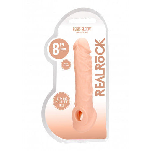 Realrock Realistic Penis Extension 8" by Shots