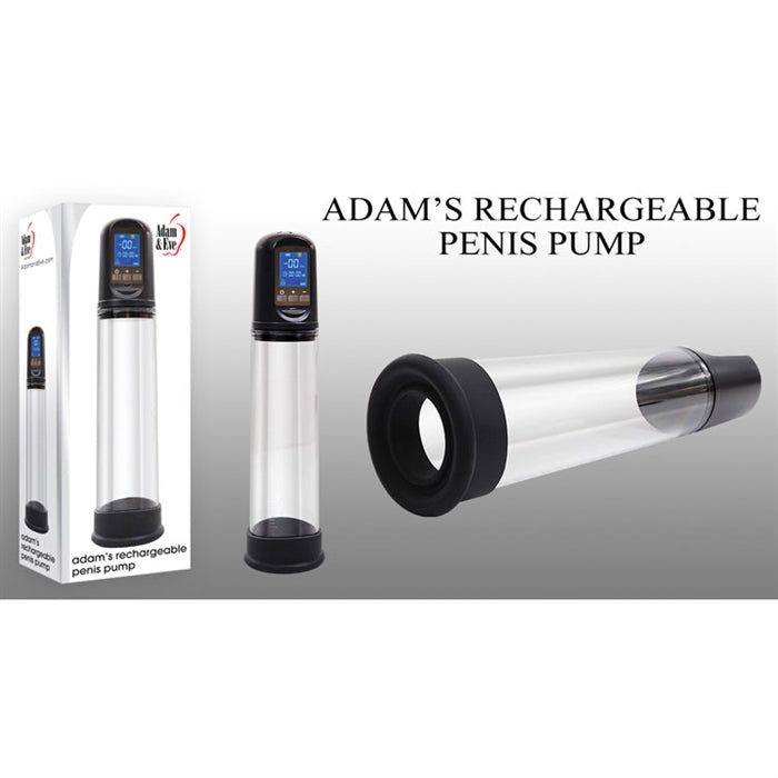 Adam's Rechargeable Penis Pump 8.25" by Adam & Eve