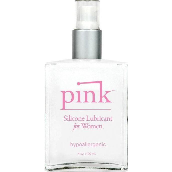 Pink® Silicone Lubricant Glass Bottle by Empowered Products