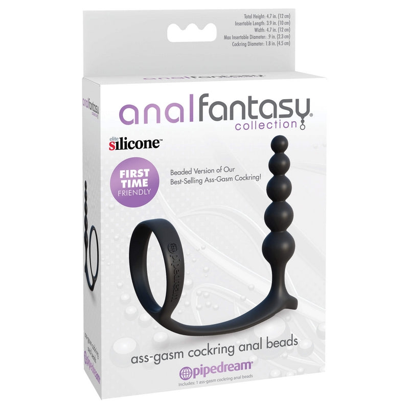 Anal Fantasy Ass Gasm Cock Ring Anal Beads by Pipedream Products®