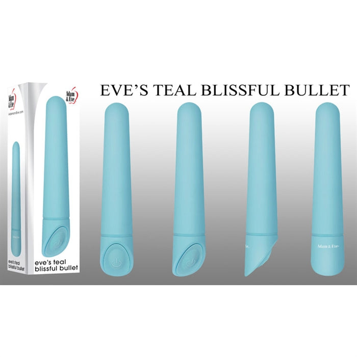 Eve's Teal Blissful Vibrating Bullet by Adam & Eve