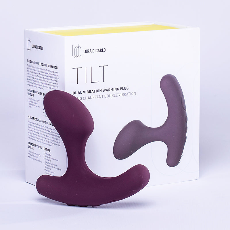 Tilt Warming Prostate Massager by Lora Dicarlo