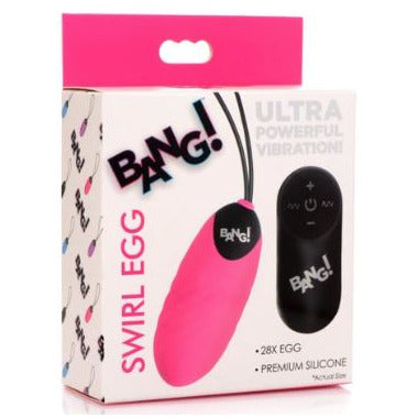 Bang 28x Swirl Remote Control Vibrating Egg by XR