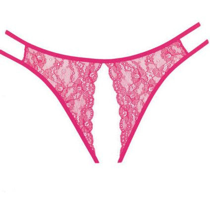 Sweet Honey Crotchless Thong by Allure Lingerie